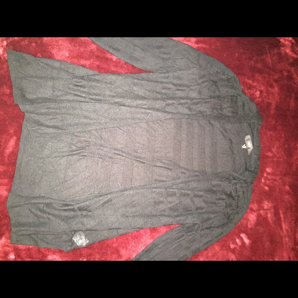 Black cardigan
